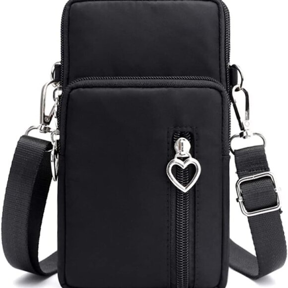 Women Mini Crossbody Wallet Phone Bag Waterproof Pouch Fits Large Phones - Picture 1 of 7